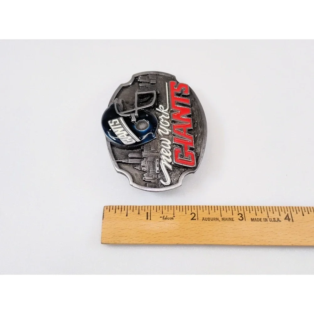 Vintage 1988 New‎ York Giants Belt Buckle Siskiyou Limited Edition #536/10000